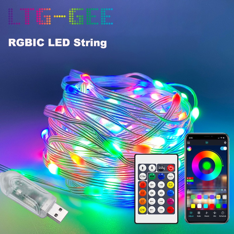 5M / 10M 3528 LED / 5050 LED strip light RGB + 24keys Remote Control + with 220V 2A Power Adapter Supply Christmas LED Light For Ceiling | LED Lights for Room | Christmas Light | Christmas Decoration for Home