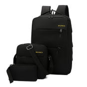 LCMALL 3-in-1 Retro Backpack: Stylish & Versatile Travel Bag