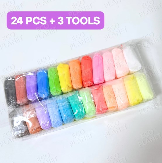 Super Lightweight Air Dry Modeling Clay Kit ( 36 Colors ) Light Weight Clay Foam Clay
