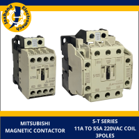 S-T Series Mitsubishi Magnetic Contactor 11A - 55A 3Poles 100% ORIGINAL AUTHENTIC *JAXHAND ELECTOMECH*