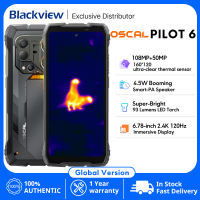 New Blackview Oscal PILOT 6 Rugged Phone 6.78-inch 2.4K 120Hz Display Thermal imaging 4.5W 98dB Speaker 10000mAh Cellphone Global version