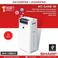 Sharp KC-G40E Air Plasmacluster Air Purifier with HUMIDIFIER