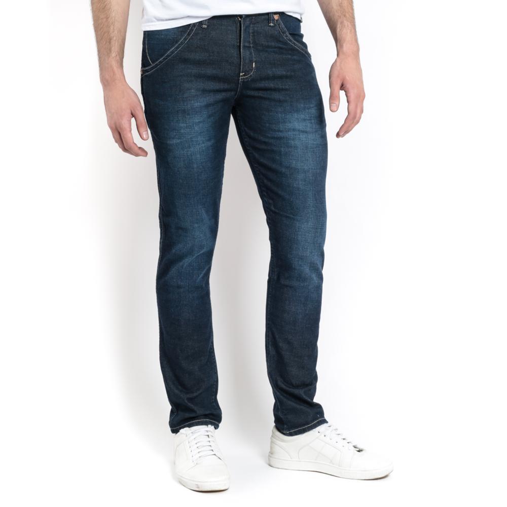 Rise Slim Tapered Five Pocket Jeans 
