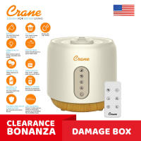 Crane 5-in-1 Top Fill Humidifier Ultrasonic Warm and Cool Mist + Air Purifier for Cough Colds Flu & Sore Throat