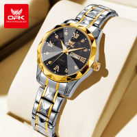 OPK Watch For Women Waterproof Original Korean Style Luxury Elegance Quartz Stainless Luminous Calendar Women Casual Watches
