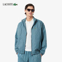 Lacoste Mens Monogram Jacquard Track Jacket