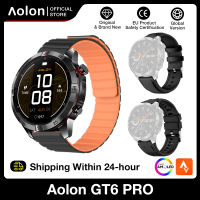 Aolon GT6Pro Smart Watch Compass HD Bluetooth Call Flashlight Amoled Smartwatch Waterproof For Man
