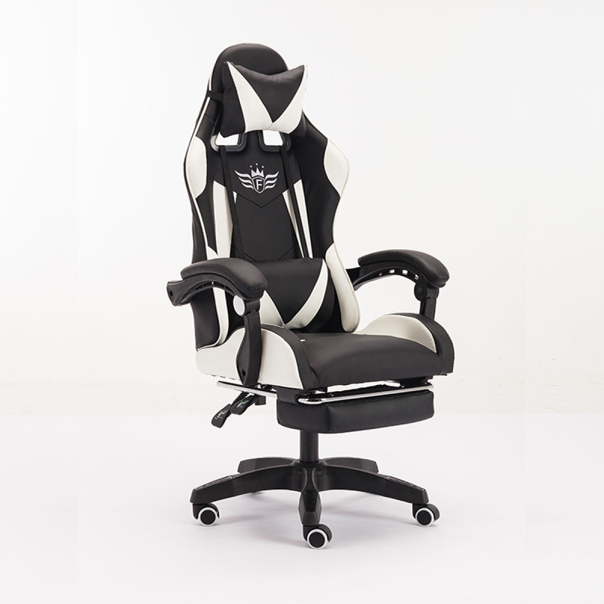 Motida Computer Chair Gaming Chair with Massager and Footrest Ergonomic