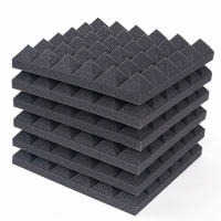 Acoustic Foam Panels-Sound Proof Foam PanelsFireproof&High Density Soundproof Foam Panels Work for Wall