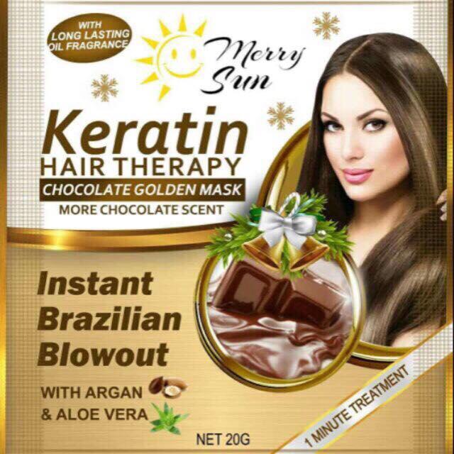 KW Keratin Hair Therapy Chocolate Golden Mask