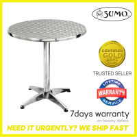 Sumo AT-60R 60cm Top Aluminum Round Pantry Table (Silver) Restobar Furniture Restobar Table Bar Furniture Bar Table Designer Table Pantry Table Cafe Table Cafe Furniture Restaurant Furniture Outdoor Table Outdoor Furniture Round Table