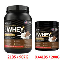 QIUMI Gold Standard 100% Whey Protein Powder for Men and Women 24 g Protein 5 G bcaa Supplement for Gym Energy Drink Creatine Whey Protein for Muscle Growth Food Supplement 2 LBS Double Rich Chocolate