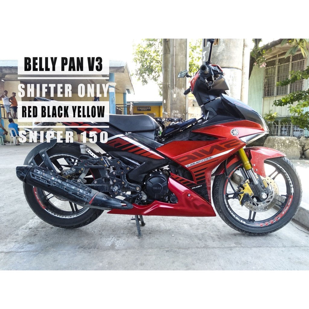 Yamaha Sniper 150 Belly Pan Bellypan with Shifter footrest High