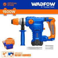 WADFOW INDUSTRIAL 1500W SDS ROTARY HAMMER DRILL CHIPPING GUN / CHIPPING JACK ELECTRIC DEMOLITION DRILL WRH2D32 WPT