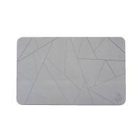 QUICK-DRY MAT Kyubey InstaDry Home/Bath Diatomite Hard Mat - Feet & Floor: Dry and Clean (Strong Water Absorption Quick-Drying Ability Non-Slip Asbestos Free) Japan Technology