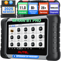 2026 Autel MaxiCOM MK808BT Pro Full System Diagnostic ToolFull System OBD2 ScannerBi-Directional Control/Active TestsAuto BleedWork with BT506/MV108
