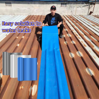 Waterproof for 50 years Aluminum Foil Butyl Tape Super Fix Repair Wall Crack Waterproof Tape For Roof Repair Pipeline Leakage Stop Sticker Repair Crack for Instant Watertight Seal for Roofs and GuttersRubber Tape Self Adhesive Waterproof