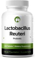 Lactobacillus Reuteri Plus 240 Tablets 3 Billion CFU Probiotics Natural Anti-Depressant Mood & Oxytocin Support