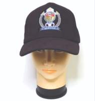 B.J.M.P Bull Cap GOABulltwill Black Color with Front and Back Computerized Embroidery