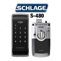 Schlage S-480 Digital TouchPad Rim Lock