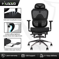 MUSSO E600 PRO Ergonomic Chair 3D Handrail and Adjustable Headrest Gaming Chair with Adjustable Lumbar Support Ergonomic Office Chair