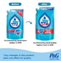 [Bundle of 4] Joy Dishwashing Liquid Antibac Hygiene Fresh Kalamasi Lemon Bundle 1000ml - 1050ml Refill