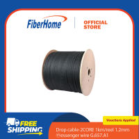 FIBERHOME Drop cable-2CORE 1km/reel 1.2mm messenger wire G.657.A1