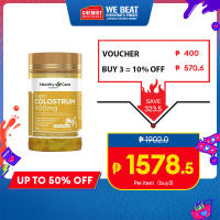 Healthy Care Colostrum 400mg 200 Chewable Tablets Support Healthy Immune Function Enhance General Health and Wellbeing Chemist Warehouse