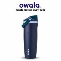 Owala FreeSip Sway Insulated Stainless Steel Water Bottle with Straw Cupholder Friendly - 30oz