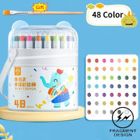 F&D 12/24/36/48 Colors plastic crayons For Kids Painting Safe Non-Toxic Washable Not Dirty Hand Crayon Whith Case