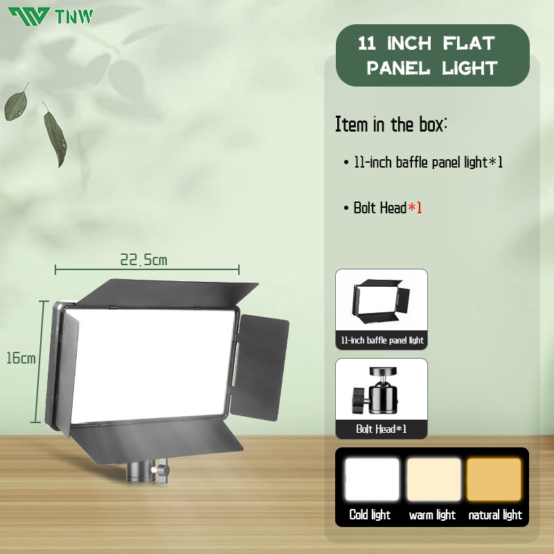TNW 11 inch Covered LED Portable Video Light Photo Studio Light with ...