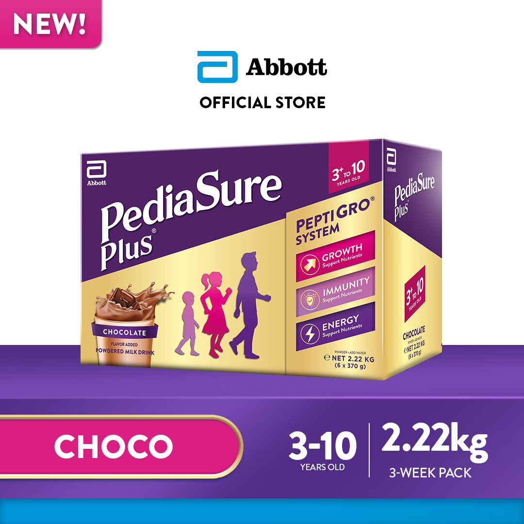 Pediasure Plus 3+ Chocolate 2.22kg for Kids Above 3 Years Old Powdered Milk Drink