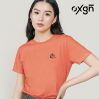 OXGN Womens Ok Bye Mini Embroidered Regular Fit Tee