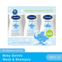 Cetaphil Baby Gentle Wash & Shampoo 230ml - Bundle of 3