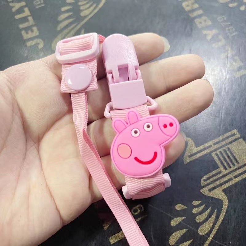 Hntob Pacifier Teether Chain Animals Clips Nipple Holder Baby Feeding Accessory Clip