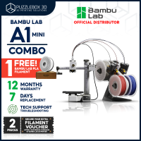Bambu Lab A1 Mini and A1 Mini Combo 3D Printer allows 4-Color with AMS lite Full Auto Calibration Noise Canceling 3D Printer