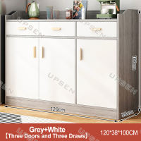 Multifunctional 4 Door Sideboard Floor Cabinet With Drawer Kitchen Side Cabinet TV Cabinet  Microwave Oven Storage Cabinet Kitchen Cabinet Oraganizer Furniture Modern Minimalist Living Room Bedroom