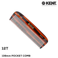 Kent Handmade Mens 139mm Pocket Comb / 185mm Dresser Table Hair Comb (12T / 16T)
