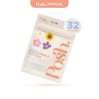 FLOWERS Posh Skin Pimple Patch 32pcs with Hydrocolloid Salicylic Acid Tea Tree Oil Gentle Acne Pimple Patch Posh
