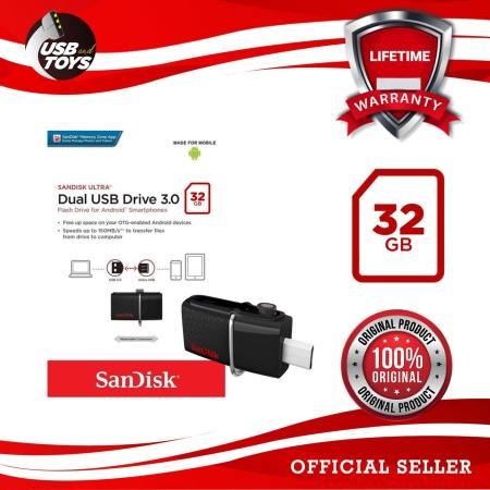 SanDisk Ultra SDDD2 32GB OTG / Dual USB Drive 3.0