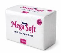 Mega Soft Interfolded Paper Towel  SRP   Pack Case  175 pulls