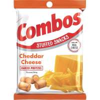Combos Stuffed Snacks Cheddar Cheese Baked Pretzel 178g