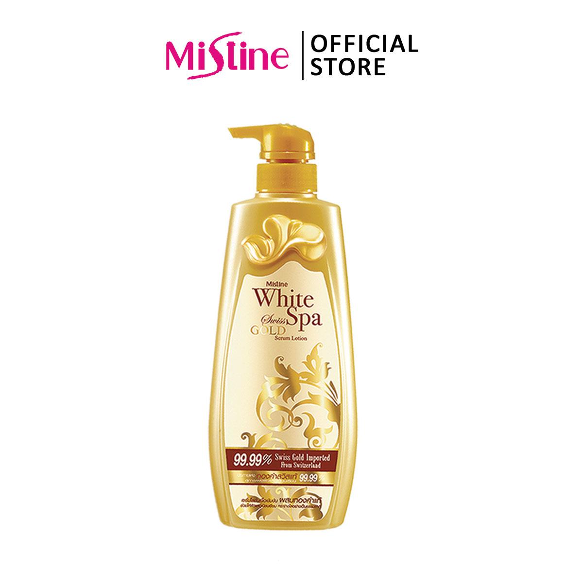 Mistine White Spa Swiss Gold Serum Lotion. [Mistine] лосьон для лица и тела с биозолотом White Spa Swiss Gold Serum Lotion, 200 мл. Лосьон для тела Mistine с биозолотом 200 мл.