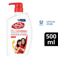Lifebuoy Antibacterial Body Wash with Multivitamins+ Total 10 500ml