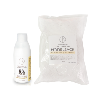 Cathy Kathy Professional Hair Bleaching Set 500g Bleaching Powder with Oxidizing Cream Set