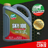 PERTUA Exello Diesel Engine Oil Fully Synthetic Sky-100 Fully 5W-40 4L CK-4