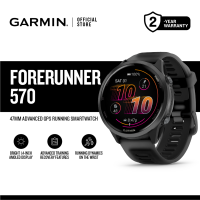 Garmin Forerunner 570 Running Fitness Smartwatch - New Advanced GPS Fitness Tracker with Heart Rate Monitor & Built-in Speaker