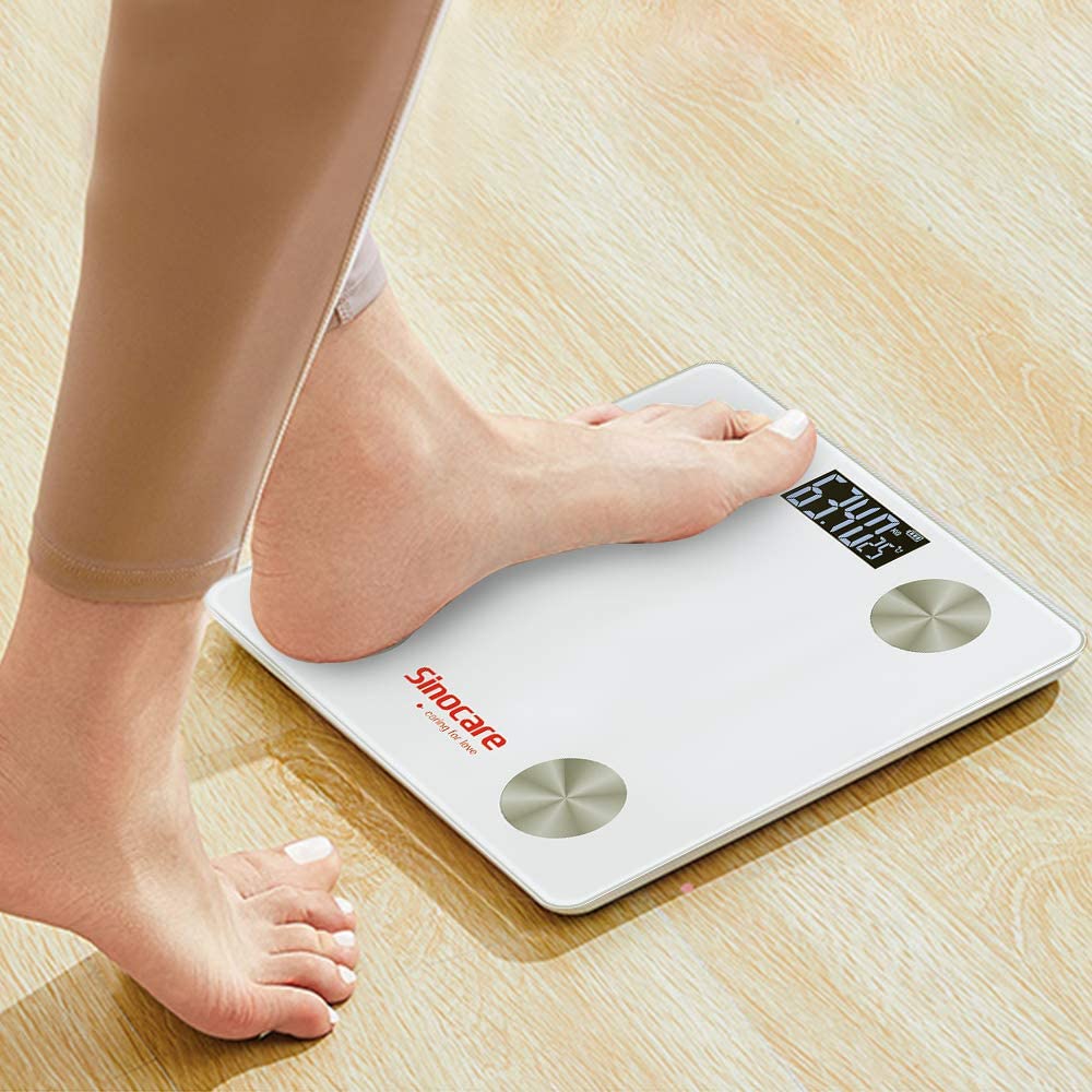 Sinocare Weighing Scale Smart Weight Scale Bluetooth Body Fat Scale