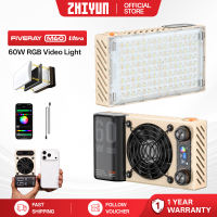 ZHIYUN Fiveray M60 Ultra Video Light 60W RGB Pocket Light | Photography Light | LED Fill Light | Studio Light | Camera Light