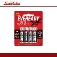 Eveready Super Heavy Duty AA Battery 4pcs (1215BP4)